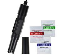 Alta Precisión pH Sonda de Electrodo con BNC Conector 200cm para PH Meter Monitor Controlador Prueba Sensor, Reemplazable Preciso Mediciones