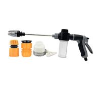 Alta Presión Para Manguera De Jardín | Pistola De Riego Multifuncional Exterior,Válvula Pulverizador Ligera Con Limpieza Para Césped Auto Lavado De Agua