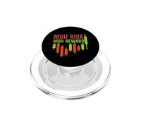 Alta recompensa de Alto Riesgo - Gráfico de motivación Comercial Trader PopSockets PopGrip para MagSafe