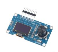 Alta resolución para pantalla OLED de 128 x 64 píxeles con codificador giratorio integrado para proyectos de microcontroladores, placa de comunicación I2C (B)