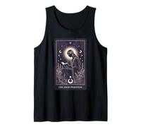 Alta Sacerdotisa Tarot Arte Celestial Diseño Místico Libro Amante Camiseta sin Mangas