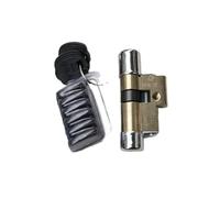 Alta Seguridad Bombin Cerradura La entrada aplicable Tipo de bloqueo del cilindro 13 AB clave seguridad anti-robo cobre la puerta central con llaves(115(53 62))