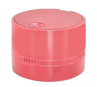 Alta succión para mini aspiradora para limpieza de escritorio, sofá y teclado, eliminando el polvo y los desechos de manera eficaz (rosa)