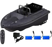 Alta Velocidad Smart RC Pesca Barco C18 500M Doble Luz Nocturna Crucero Velocidad Fija Alimentación Automática Alimentación Control RC Bait Boat