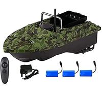 Alta Velocidad Smart RC Pesca Barco C18 500M Doble Luz Nocturna Crucero Velocidad Fija Alimentación Automática Alimentación Control RC Bait Boat