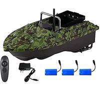 Alta Velocidad Smart RC Pesca Barco C18 500M Doble Luz Nocturna Crucero Velocidad Fija Alimentación Automática Alimentación Control RC Bait Boat