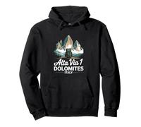 Alta Via 1 Dolomites Italy tre Cime Hiking Trail Sudadera con Capucha