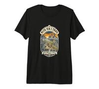Alta-Via-1 Trail Hiking Venture Badge, Dolomitas, Italia Camiseta Premium