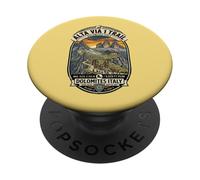 Alta-Via-1 Trail Hiking Venture Badge, Dolomitas, Italia PopSockets PopGrip Adhesivo