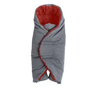 Altabebe AL2008P-79 Manta para bebé Alpin, gris oscuro - rojo