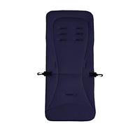 AltaBeBe AL3011-01 - Cojín de asiento de espuma viscoelástica con malla para cochecito, azul marino y azul (250 g)