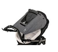 Altabebe AL7014-30 Lifeline Deluxe - Toldo con protección lateral y ventana en la superficie, color gris oscuro