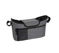 Altabebe Organizador para cochecito de bebé, color gris y negro