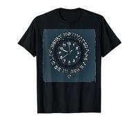Altamente motivado para Estar en la Cama por 9 Funny Clock Camiseta, Hombre, Negro, 6XL