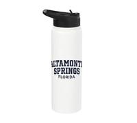 Altamonte Springs Florida Vintage Athletic Sports Design Stainless Steel Insulated Water Bottle