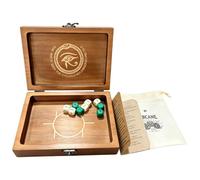 Altar Astrological Accessory, Mystical Wooden Token, Wiccan Pagan Oracle
