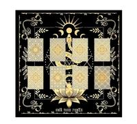 Altar Cloth - High Grade Flannel Tarot Table Cloth For Reading, 18.89 X 18.89 Inch Card Placement, Anti-Static Synthetic Fiber, Reinforced Energy Gathering - For Wiccan Spiritual Decor