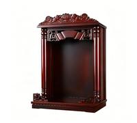 Altar de Pared para Estatua de Buda - Mesa de Meditación y Oración Montada en la Pared con Bandeja Extraíble, Adecuada para Salas de Estar, Altares Budistas y Templos(34*25*50cm/13.4*7.8*19.7in)