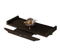 Altar de santuario - Estante de pared para altar | Mesa de santuario de Buda altar mesa de santuario fuerte estante estante soporte diseño estético para sala de libros esquina viviente hogar