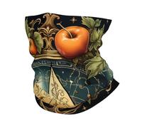 Altar Místico Wiccan con Pentagrama Zodiacal Vintage Unisex Snood Transpirable Bandana Suave Tubular Pañuelo para Invierno Moto Clima Frío Yoga