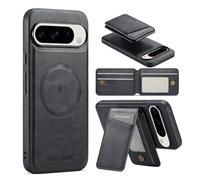 Altartar Funda magnética para Google Pixel 10 Pro XL con compartimento para tarjetas, funda de piel con soporte, funda magnética con cartera para tarjetas de crédito, antigolpes, funda RFID con tapa