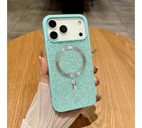 Altartar Funda magnética para iPhone 13 con purpurina, funda de silicona para iPhone 13 Sparkle Diamant Mujer Ultrafina Brillante Case Luxury Bumper Cover Niza-Azul Claro