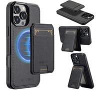 Altartar Funda magnética para iPhone 13 Pro con compartimento para tarjetas, [Compatible con Mag-Saf] Funda para iPhone 13 Pro con soporte, resistente a los golpes, funda de piel con tapa, protección