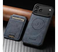 Altartar Funda magnética para iPhone 13 Pro Max con compartimento para tarjetas, [Compatible con Mag-Safe] Funda de piel magnética con soporte, resistente a los golpes, protección para cámara, color