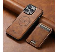 Altartar Funda magnética para iPhone 17 Air con compartimento para tarjetas, funda magnética para tarjetas de crédito con soporte, piel resistente a los golpes, funda protectora para iPhone 17