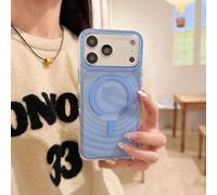 Altartar Funda para iPhone 13 Transparente Funda Magnética para iPhone 13 Clear Case Resistente a Golpes Magnética Funda Protectora Protección contra Caídas Lujosa Cubierta Azul
