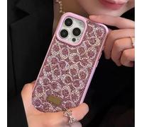 Altartar Funda para iPhone 14 Pro con purpurina, funda de silicona para iPhone 14 Pro Sparkle Diamant Mujer Case Ultrafina Lujo Blingling Bumper Cover Niñas Lila