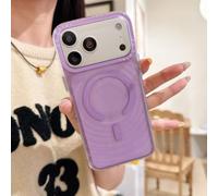 Altartar Funda para iPhone 15 Transparente Funda Magnética para iPhone 15 Clear Case Resistente a Golpes Magnética Funda Protectora Protección contra Caídas Lujo Cover-Lila