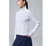 ALTAVIA COURT, White Altavia Court Full-zip Sweatshirt In Stretch Technical Fabric, Mujer, Blanco óptico, Talla: 38