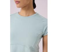 Altavia Studio, Camiseta Cropped Con Costuras Visibles Altavia Studio, Mujer, Azul Cielo, Talla: XXS