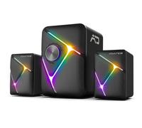 Altavoces Advance 2.1 inalámbricos y cableados 11 W con Bluetooth y RGB