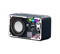 Altavoces al aire libre, altavoz inalámbrico | Audio para el hogar | Altavoz inalámbrico estilo robot con sonido envolvente 3D y LED colorido para acampar de fiesta en la playa