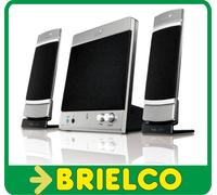 ALTAVOCES AMPLIFICADOS MULTIMEDIA 2.1 GENIUS 9W+3W+3W RMS 4"+(1.7"X4) BD1513