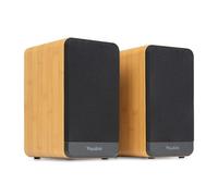 Altavoces Audizio Bluetooth 5.3 para Estantería 80W con mando y HDMI ARC Diseño bambú
