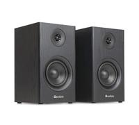 Audizio BS15 - Altavoces Activos de estantería 60W con Bluetooth 5.3, HDMI ARC, RCA, USB y MicroSD, Equipo HiFi para casa, Home Cinema y Altavoces para Tocadiscos Vinilo y Ordenador, Color Negro