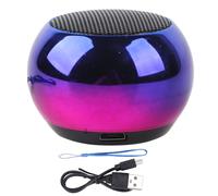 Altavoces Bluetooth compactos de gran potencia con sonido superior, emparejamiento estéreo inalámbrico, carcasa metálica resistente y diseño