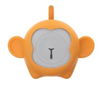 Altavoces Celly Party inalámbricos 3W amarillo con USB tipo C y diseño infantil