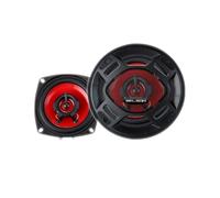 Altavoces Coaxiales Belson BSS-625FB 2 Vías 120 W para Automóvil - Juego de Parlantes con Rejilla, Color Negro
