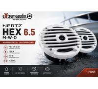 Altavoces coaxiales Hertz HEX 6.5 M-W-O 16,5 cm (6.5") para barcos, marina - ...