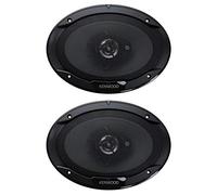 Altavoces Coaxiales para Coche (400 W; 45 W RMS; 6"x 9") con Rejilla y Tweeter Mejorado - Equipo de Música de 2 Altavoces y 3 vías, Woofer con Cono para Montaje Empotrado - Kenwood KFC-S6966