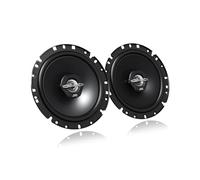 Altavoces Coaxiales para Coche JVC CS-J1720X (300W; 17cm; 30W RMS) - Equipo de Audio de 2 Vías, Woofer y Tweeter, color Negro, Altavoz con Respuesta de Frecuencia de 30 a 22.000 Hz