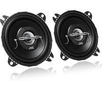 JVC CS-J420X - Altavoces coaxiales para coche (21 W RMS, 45 - 22000 Hz, 10cm (4'), 2 vías), negro