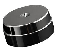 Altavoces de acero inoxidable con base de goma antideslizante para una claridad de sonido superior y estabilizadores de mejora del sonido