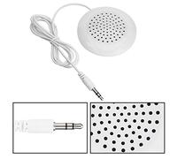 Altavoces de Almohada para Dormir Mini Altavoz Bluetooth Blanco Abs Nuevo DIY Altavoz de Almohada Mini Altavoz Estéreo de 3,5 Mm para Teléfono Mp3 CD Portátil