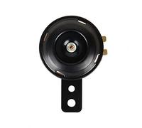 Altavoces de bocina de 105 db, impermeables, redondos, 12 V, 1,5 A, universal, para motocicleta, coche, kit fuerte, negro, scooter, motocicleta, altavoz de cuerno alto