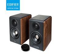 Altavoces de Estantería Hi-Fi EDIFIER S880DB MKII 2.0, Alta Resolución 24bit/192kHz, Bluetooth 5.3, LDAC, 88W RMS, Control Remoto, Aplicación ConneX, Carcasa de Madera Walnut